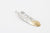 Moto Hideo Motoike FT-01-L K18 Gold-Tipped Feather – Large detail
