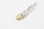 Moto Hideo Motoike FT-01-L K18 Gold-Tipped Feather – Large detail K18 gold