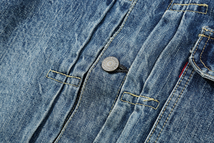 Fullcount 2107HA Dartford type 1 selvedge denim jacket embroidered patch Japan button