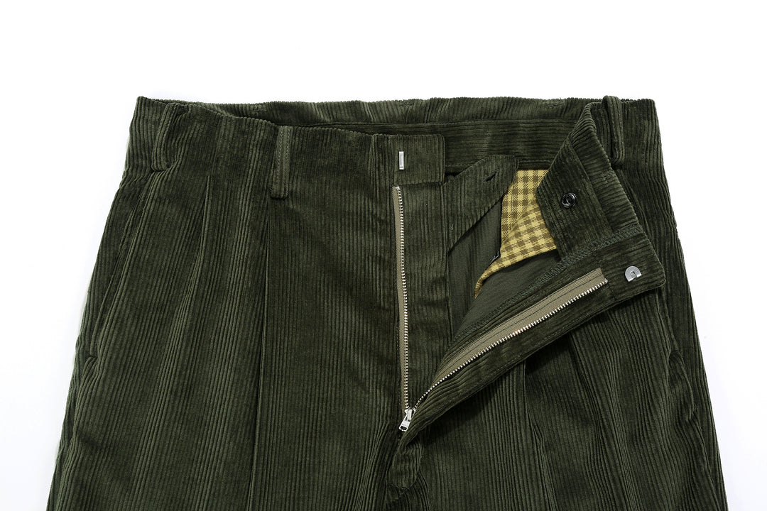 attractions wearmasters lot 798 8W corduroy double pleats trousers