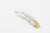Moto Hideo Motoike FT-01-R K18 Gold-Tipped Feather – Large detail