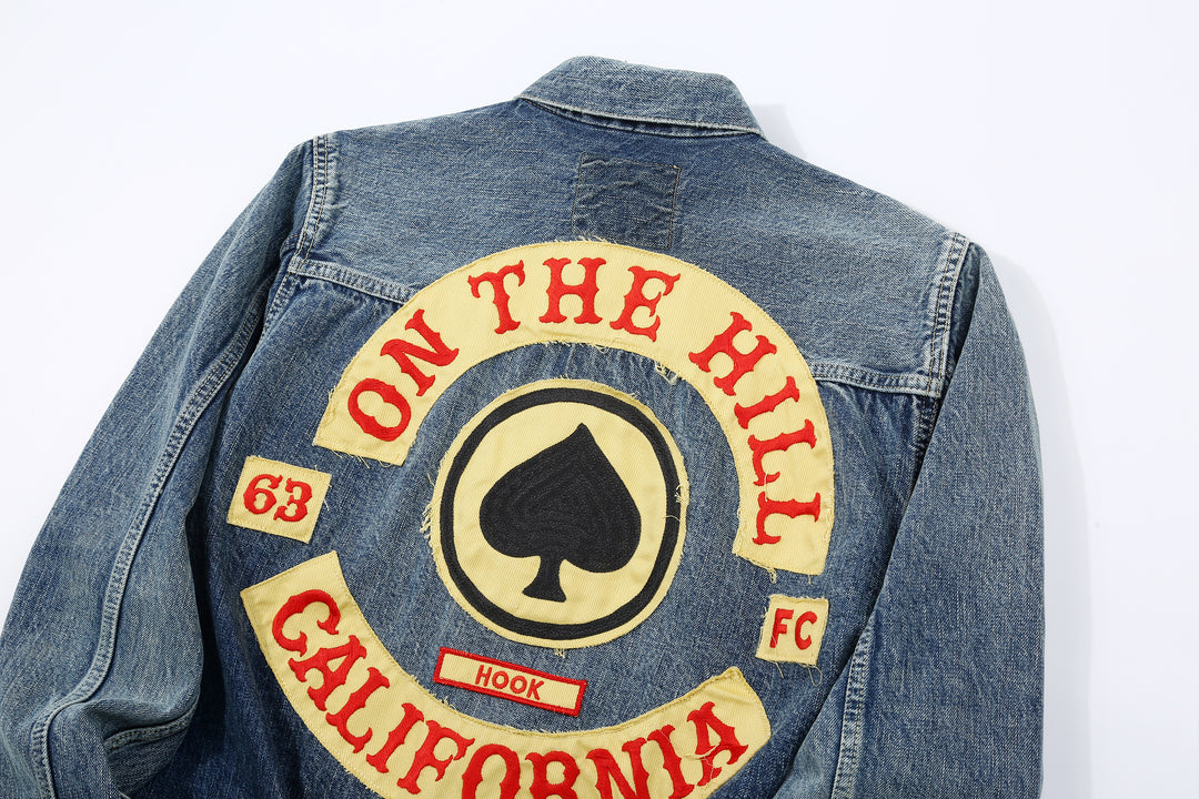 Fullcount 2107HA Dartford Type 1 Denim Jacket - Embroidered Patches