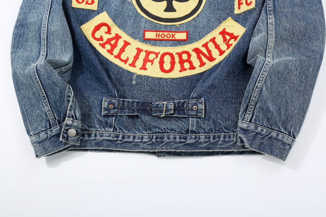 Fullcount 2107HA Dartford Type 1 Denim Jacket - Embroidered Patches