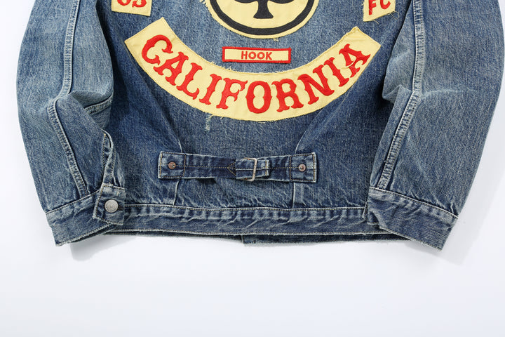 Fullcount 2107HA Dartford Type 1 Denim Jacket - Embroidered Patches
