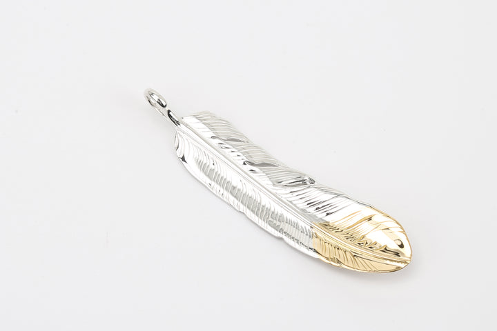 Moto Hideo Motoike FT-01-R K18 Gold-Tipped Feather – Large detail