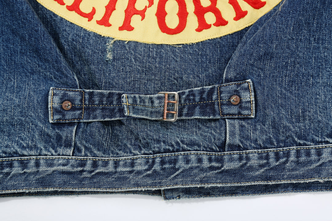 Fullcount 2107HA Dartford Type 1 Denim Jacket - Embroidered Patches