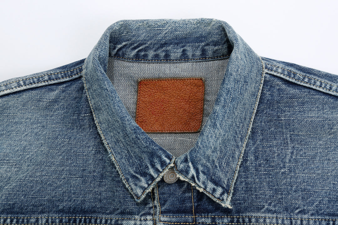 Fullcount 2107HA Dartford type 1 selvedge denim jacket embroidered patch Japan detail 2