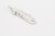 Moto Hideo Motoike FT-02-L Silver Feather with K18 Gold Heart Top - Large back side detail