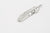Moto Hideo Motoike FT-02-R Silver Feather with K18 Gold Heart Top - Large detail back side