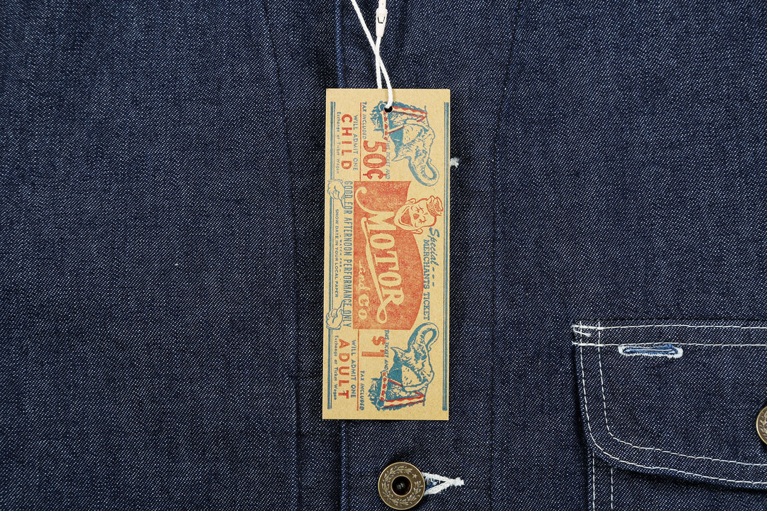 Moto Motor New Vintage RCL7 11oz Jelt Denim Coverall