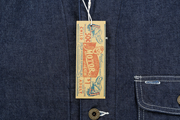 Moto Motor New Vintage RCL7 11oz Jelt Denim Coverall