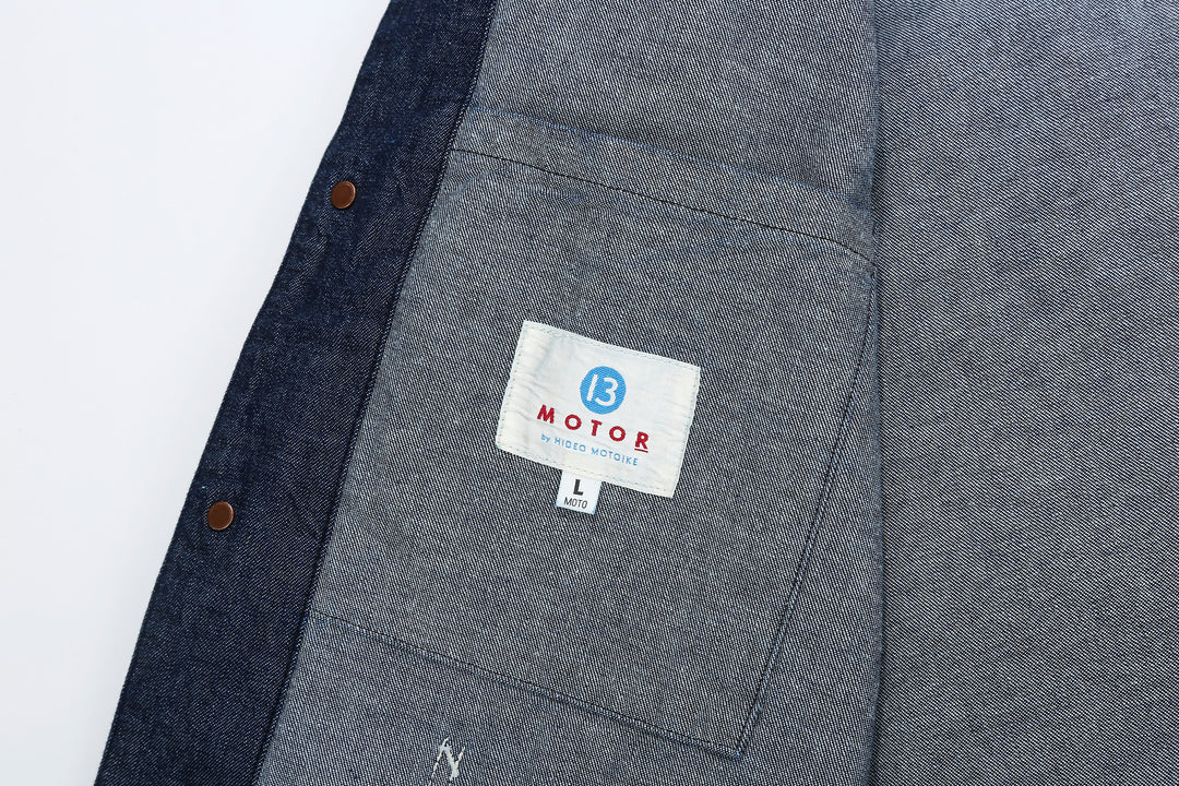 Moto Motor New Vintage RCL7 11oz Jelt Denim Coverall