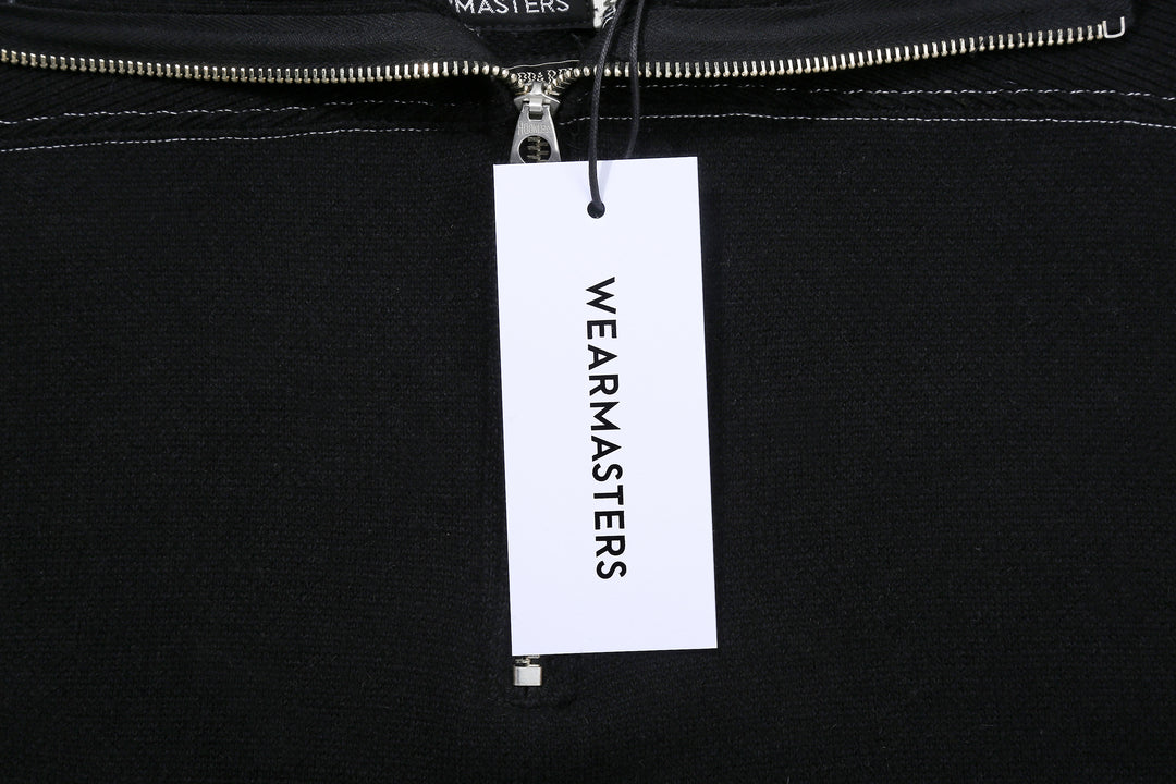 Attractions Wearmasters Lot.582 Turtle Neck Half Zip Wool Sweater