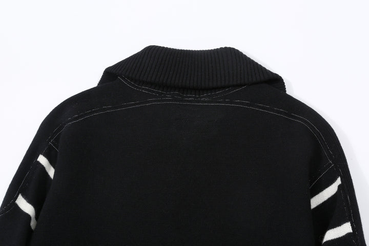attractions wearmasters lot 582 turtle neck half zip wool sweater
