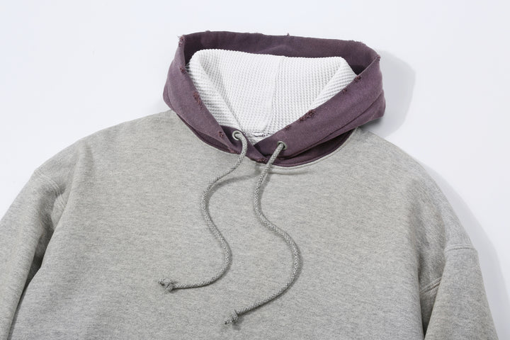 Fullcount 3770-1 Vintage-Style Double Face Hooded Sweatshirt