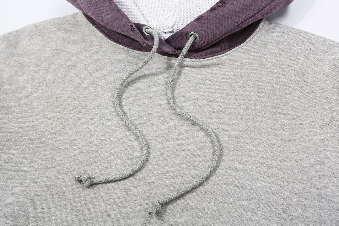 Fullcount 3770-1 Vintage-Style Double Face Hooded Sweatshirt