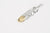 Moto Hideo Motoike FT-05-R K18 Gold-Tipped Feather – Medium Made in Japan k18 gold tip back side