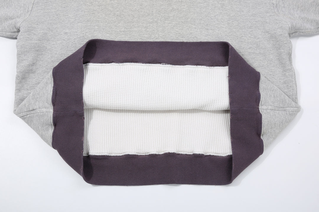 Fullcount 3770-1 Vintage-Style Double Face Hooded Sweatshirt