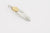 Moto Hideo Motoike FT-06-L Silver Feather with K18 Gold Heart Top - Medium