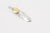 Moto Hideo Motoike FT-06-R Silver Feather with K18 Gold Heart Top - Medium tip detail