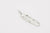 Moto Hideo Motoike FT-06-R Silver Feather with K18 Gold Heart Top - Medium back detail