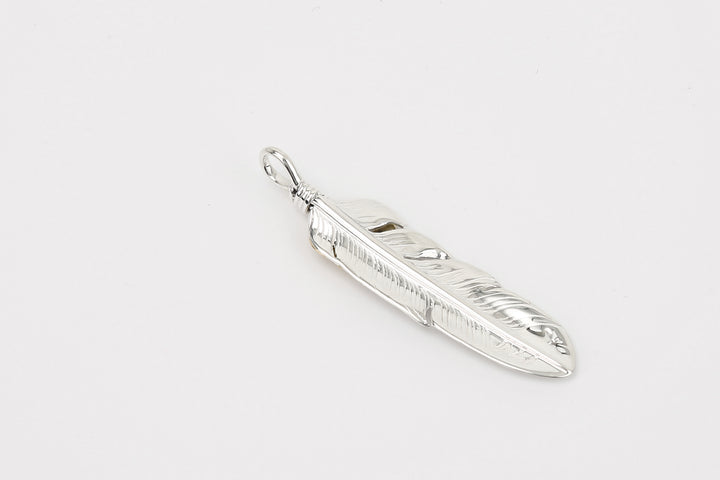 Moto Hideo Motoike FT-06-R Silver Feather with K18 Gold Heart Top - Medium back detail