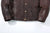 Boncoura Type 3 Horsehide Leather Jacket Hand-Waxed Brown Finish Made in Japan hem