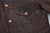 Boncoura Type 3 Horsehide Leather Jacket Hand-Waxed Brown Finish Made in Japan chest pocket left
