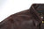Boncoura Type 3 Horsehide Leather Jacket Hand-Waxed Brown Finish Made in Japan shoulder
