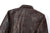 Boncoura Type 3 Horsehide Leather Jacket Hand-Waxed Brown Finish Made in Japan back