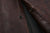 Boncoura Type 3 Horsehide Leather Jacket Hand-Waxed Brown Finish Made in Japan button close up