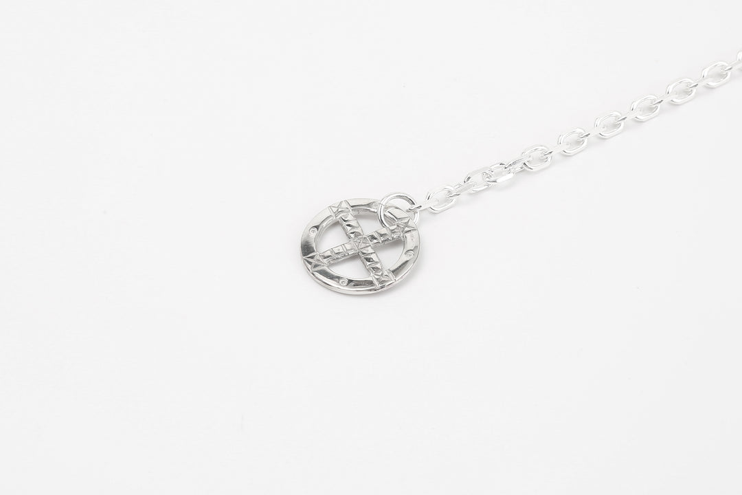 Moto CH-05 bold square chain necklace eagle hook silver chain Japan handcrafted jewelry wheel 2