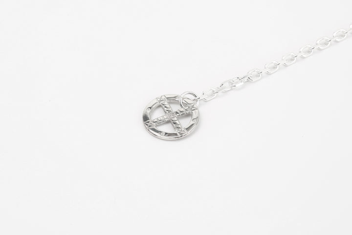 Moto CH-05 bold square chain necklace eagle hook silver chain Japan handcrafted jewelry wheel 2