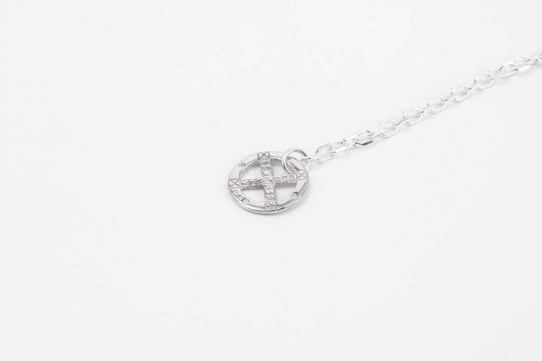 Moto CH-05 bold square chain necklace eagle hook silver chain Japan handcrafted jewelry 3