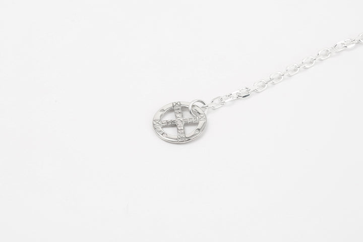 Moto CH-05 bold square chain necklace eagle hook silver chain Japan handcrafted jewelry 3