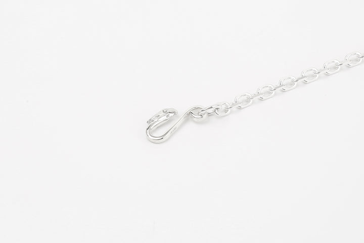 Moto CH-05 bold square chain necklace eagle hook silver chain Japan handcrafted jewelry hook