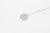 Moto CH-06 bold square chain necklace K18 gold accent eagle hook silver chain Japan wheel