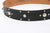 Attractions x ACE Western Belts A20032 Studded and Jeweled Belt Black – Embossed Leather and Clear Jewel Detail