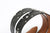Attractions x ACE Western Belts A20032 Studded and Jeweled Belt Black – Clear and Black Jewel Detail