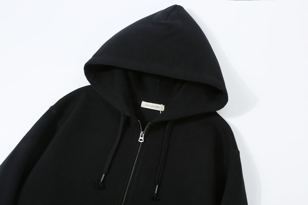Un-Useless 170416 Swknit Inlay Full-Zip Hoodie