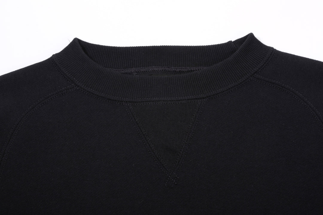 Freewheelers 2534005 Freedom Sleeve Sweatshirt in Jet Navy – Double V Neck Gusset