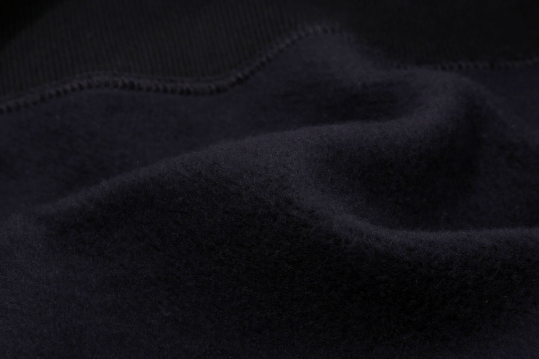Freewheelers 2534005 Freedom Sleeve Sweatshirt in Jet Navy – Brushed Fleece Interior