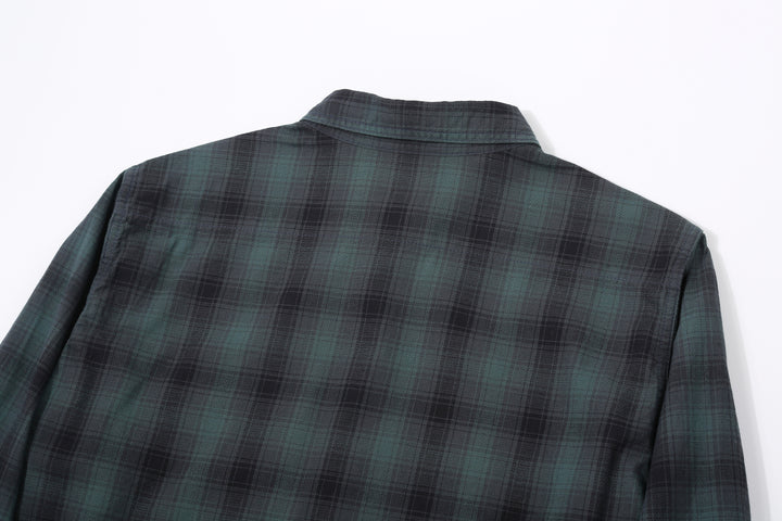 Deluxeware LV-36 Amundsen Dobby Ombre Check Shirt – Upper Back Check Pattern