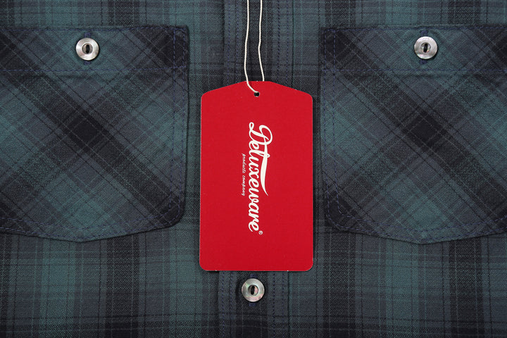 Deluxeware LV-36 Amundsen Dobby Ombre Check Shirt – Branded Hang Tag