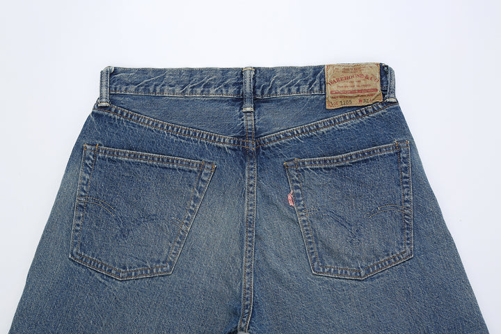 Warehouse 2nd-Hand 1105 Vintage Wash Selvedge Denim - Light Indigo