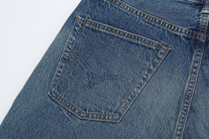 Warehouse 2nd-Hand 1105 Vintage Wash Selvedge Denim - Light Indigo