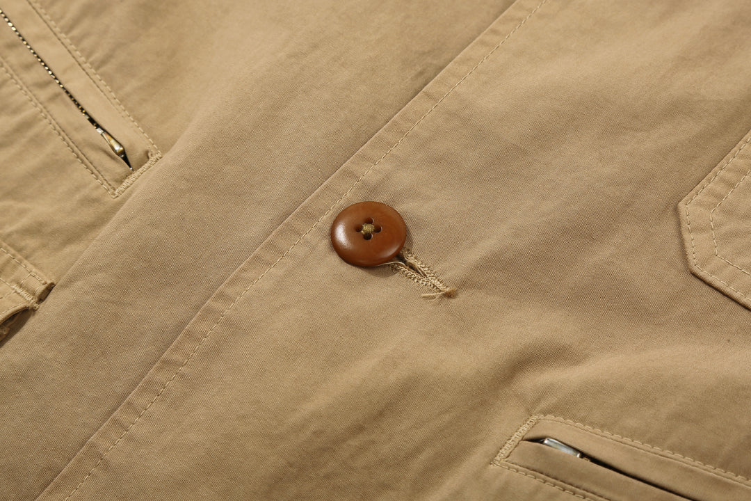 WASEW WSW-25A-002 M-421 utility hunting jacket made in Japan military outdoor jacket multi pocket button detail