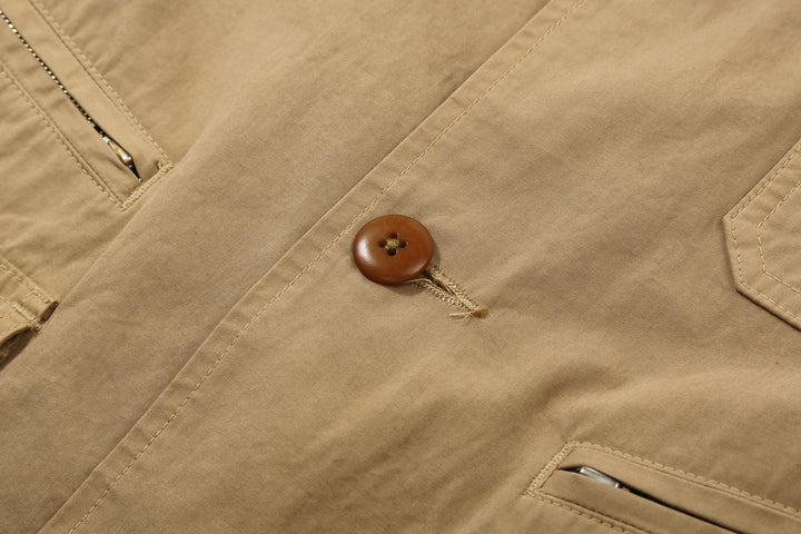 WASEW WSW-25A-002 M-421 utility hunting jacket made in Japan military outdoor jacket multi pocket button detail