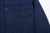 Pure Blue Japan 6106-2 Double Natural Indigo Type 2 Sashiko Jacket Made in Japan - Chest Pocket and Custom Metal Button Detail