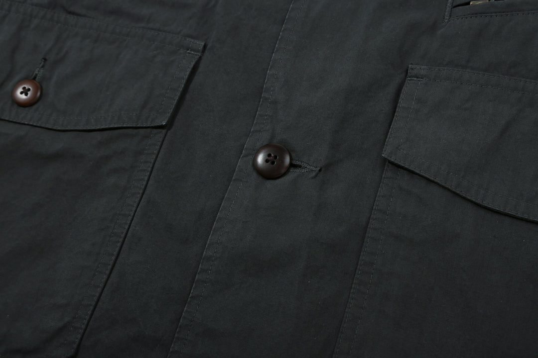 WASEW WSW-25A-002 M-421 utility hunting jacket black made in Japan military outdoor jacket multi pocket button